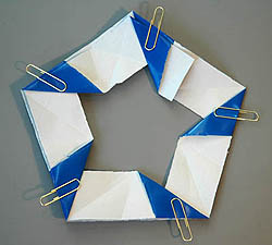 pentagons you can fold from a piece of paper