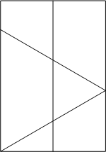 Equliateral triangle from folds
