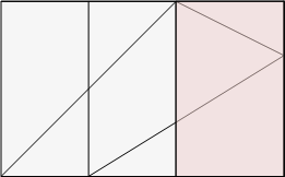 golden rectangle divided to square and smaller golden rectangle