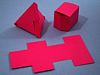 fold tetrahedron and box from net