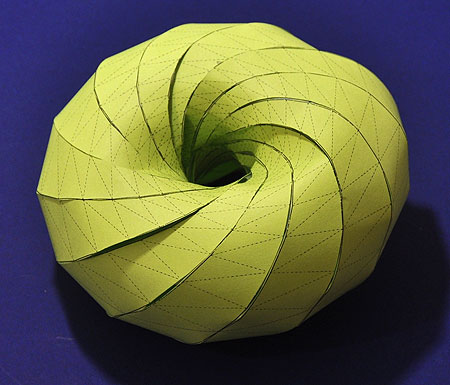 a model of a Clifford torus make out of paper