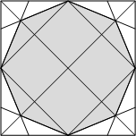 octagon made by creases in paper