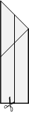 cut along vertical line