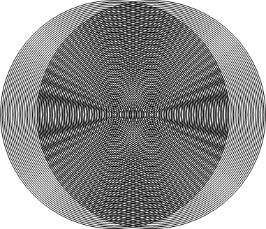moiré ellipses and hyperbolas